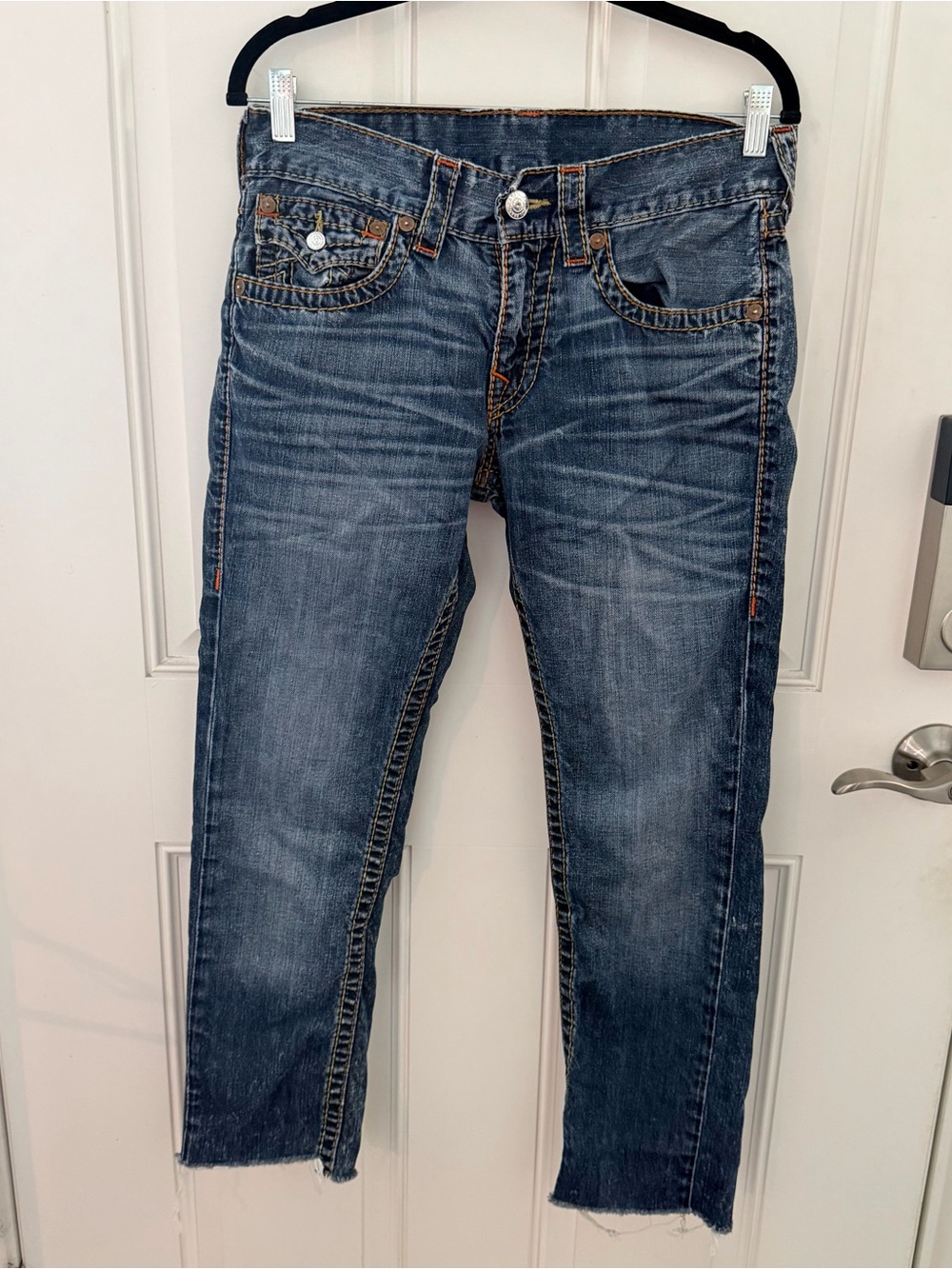 True Religion Skinny Jeans 30 | Buddah Distressed Y2K